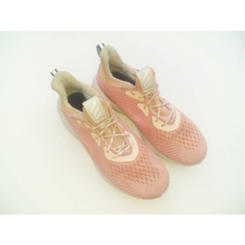 Adidas Womens Alphabounce Em Running Shoes Pink BW1195 Low Top Lace Up Mesh 9